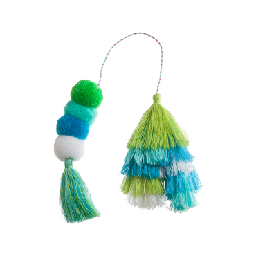 Bogg Bag Bauble - Seaweed Double Tassel