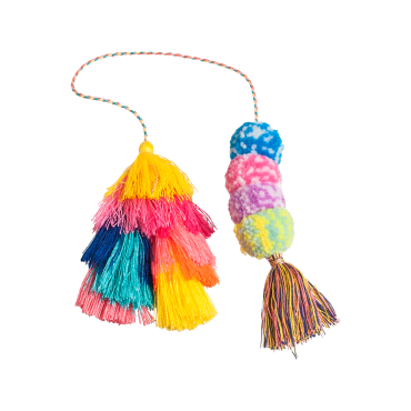 Bogg Bag Bauble - Speckled Double Tassel