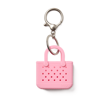 Tiny Tote Keychain - Blowing Pink Bubbles