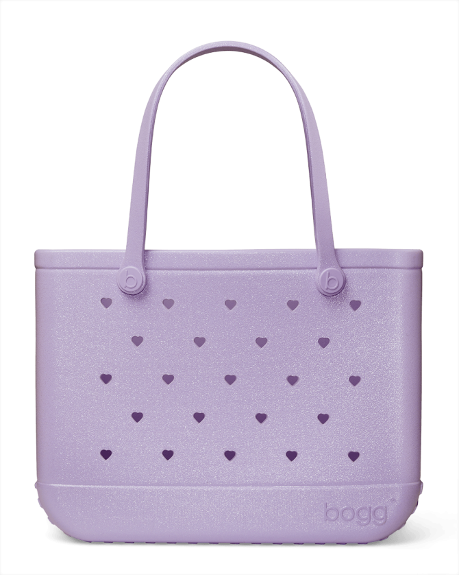 Original Bogg Bag - Heart Shimmer Lilac